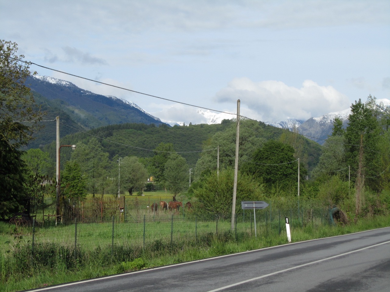 Looking back at Magdalena Pass after rain and low cloud