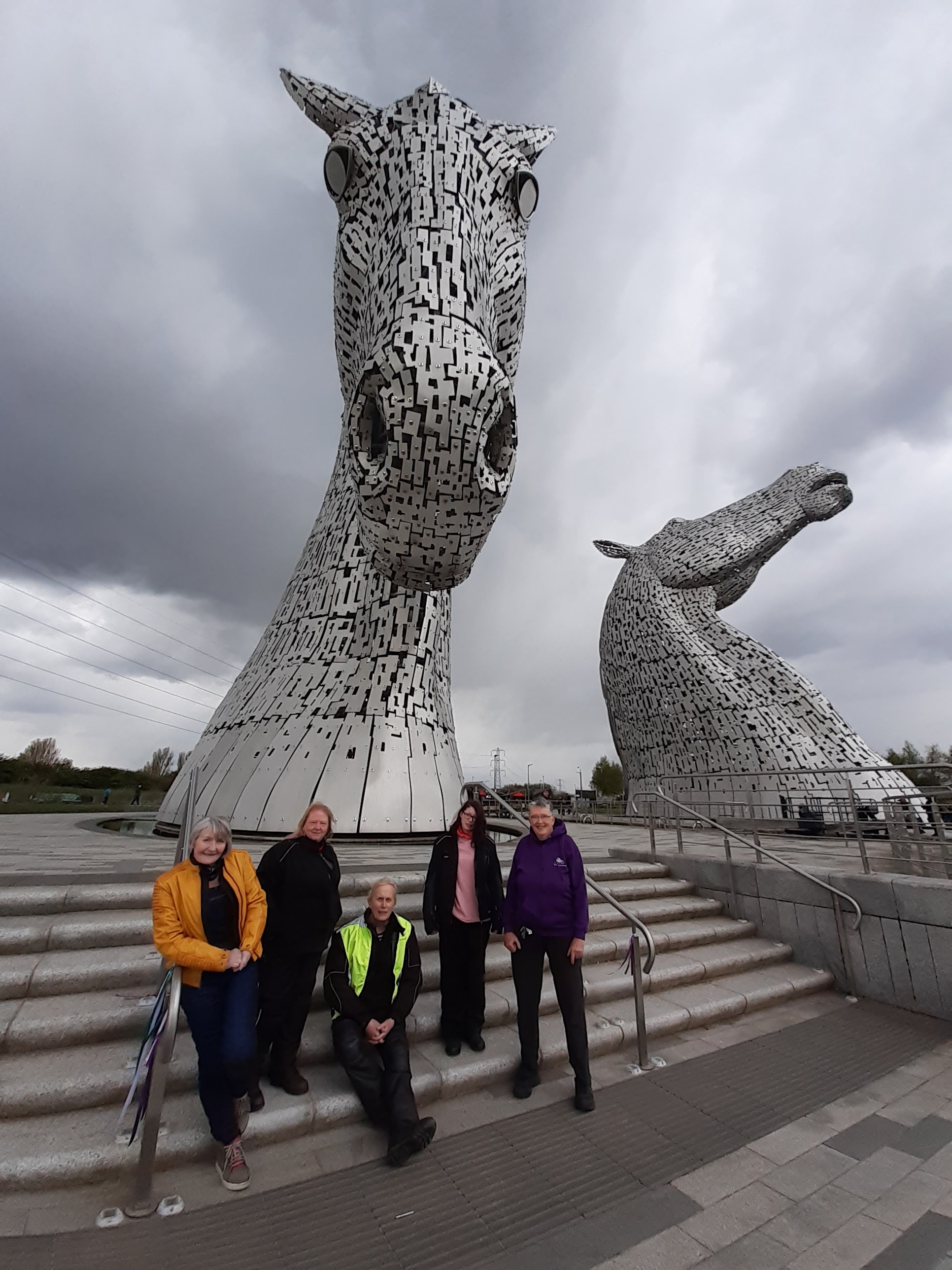 WIMA run to The Kelpies