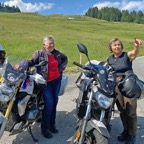 Liz and Fabienne en route to Melchtel