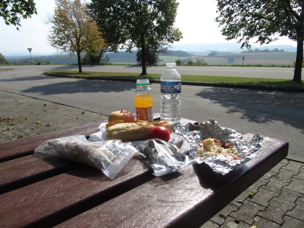 WIMA France - lunch stop in Switzerland