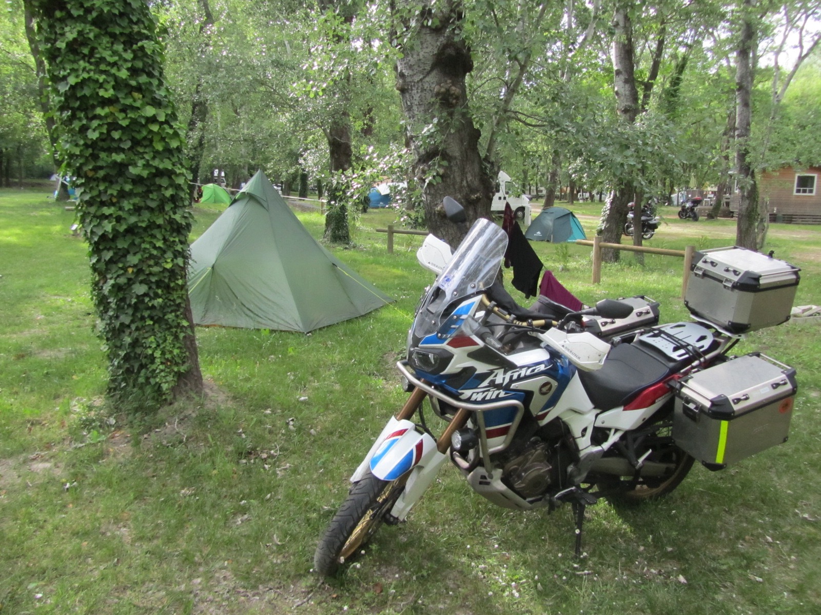 WIMA France - campsite at Chateauneuf-du-Pape